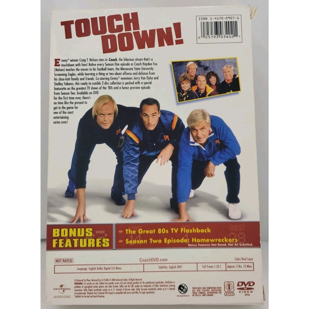 Coach - The First Season (DVD, 2006, 2-Disc Set)
