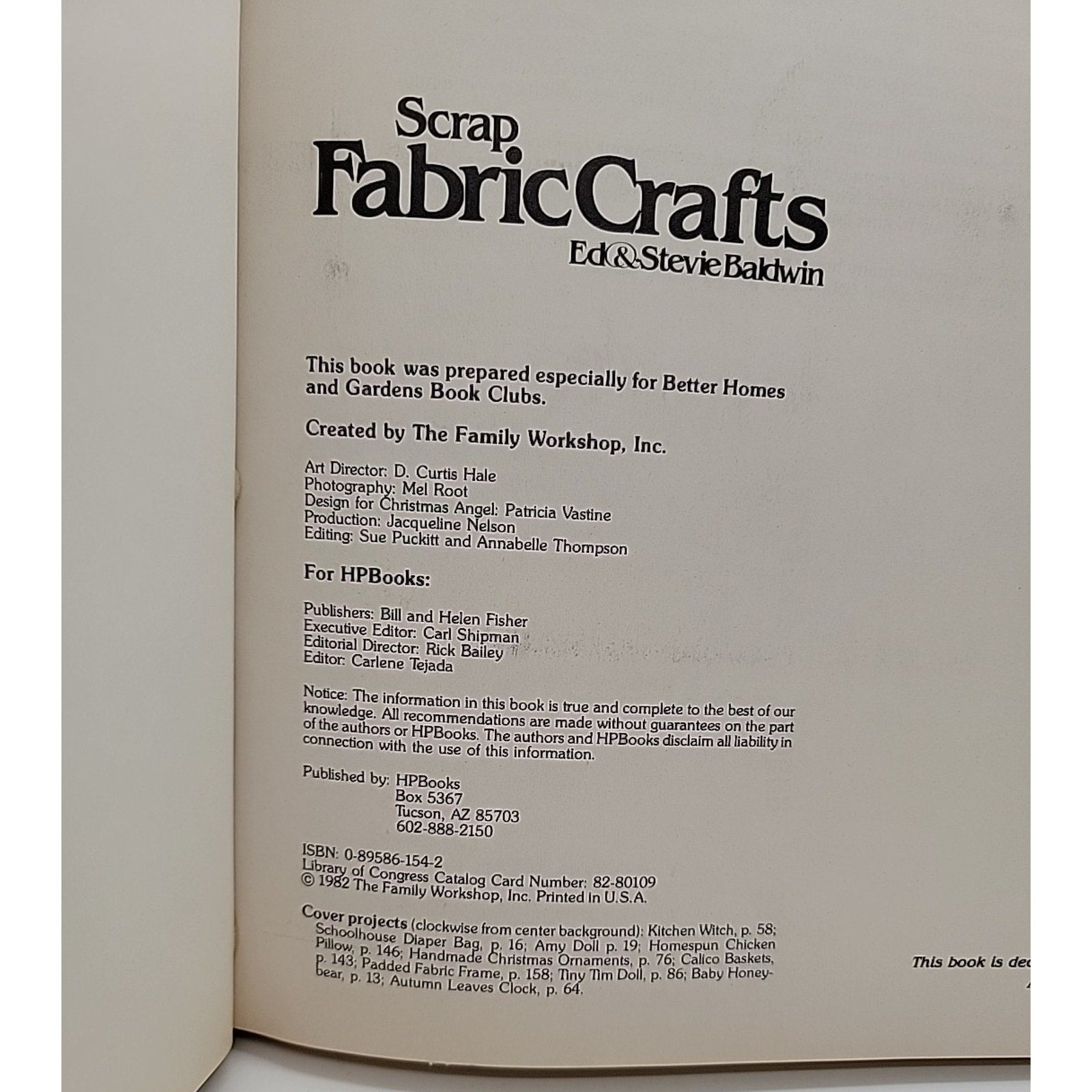 Scrap Fabric Crafts By Ed & Steve Baldwin