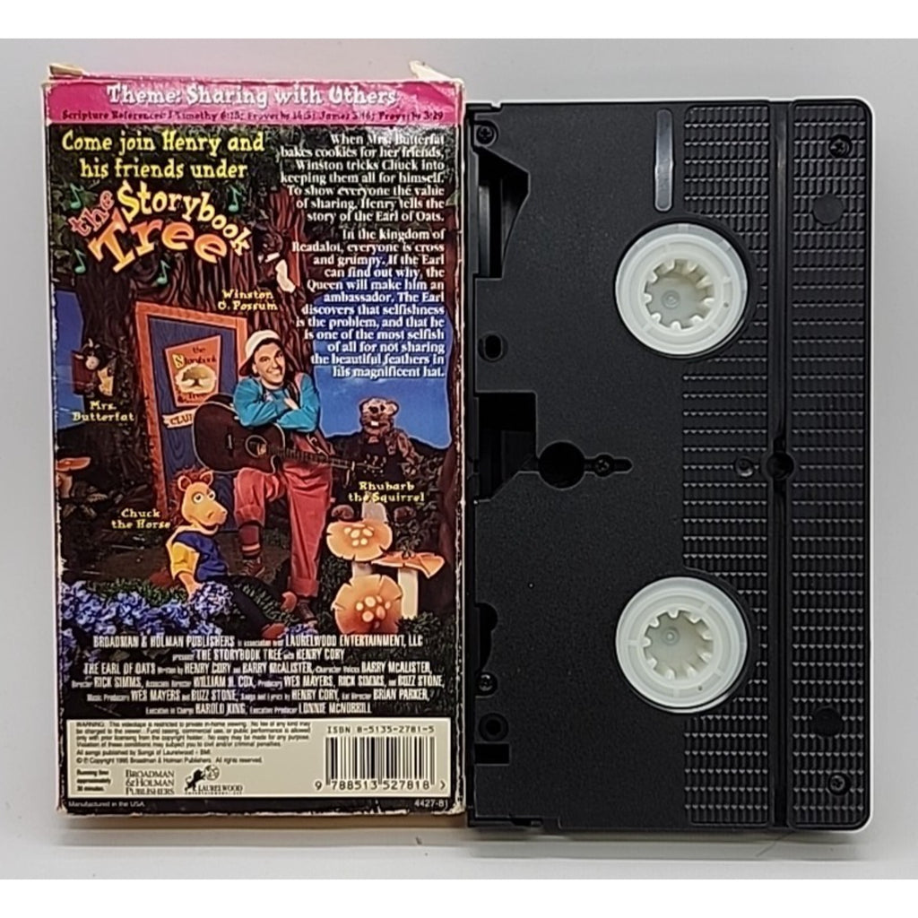The Storybook Tree The Earl of Oats Story Sing-Along (VHS 1995)