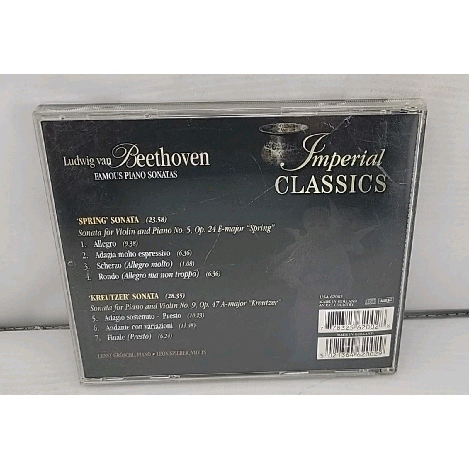 Imperial Classics Vol 1 - Music CD - Beethoven - Audio CD