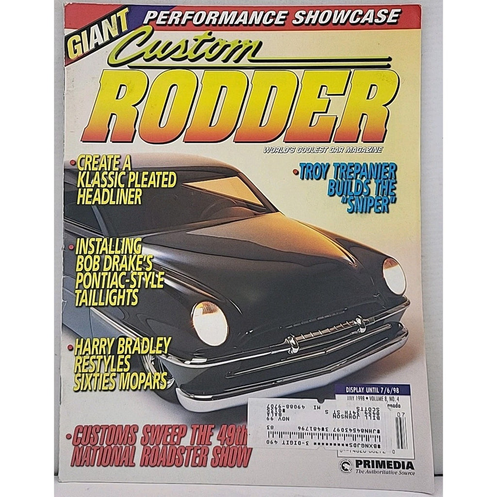 Custom Rodder Magazine - July 1998 - Volume 8 No. 4