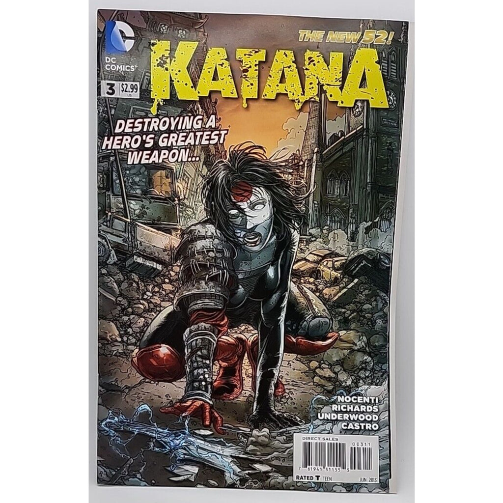 DC Katana Comic Books #3 [Paperback] The New 52!