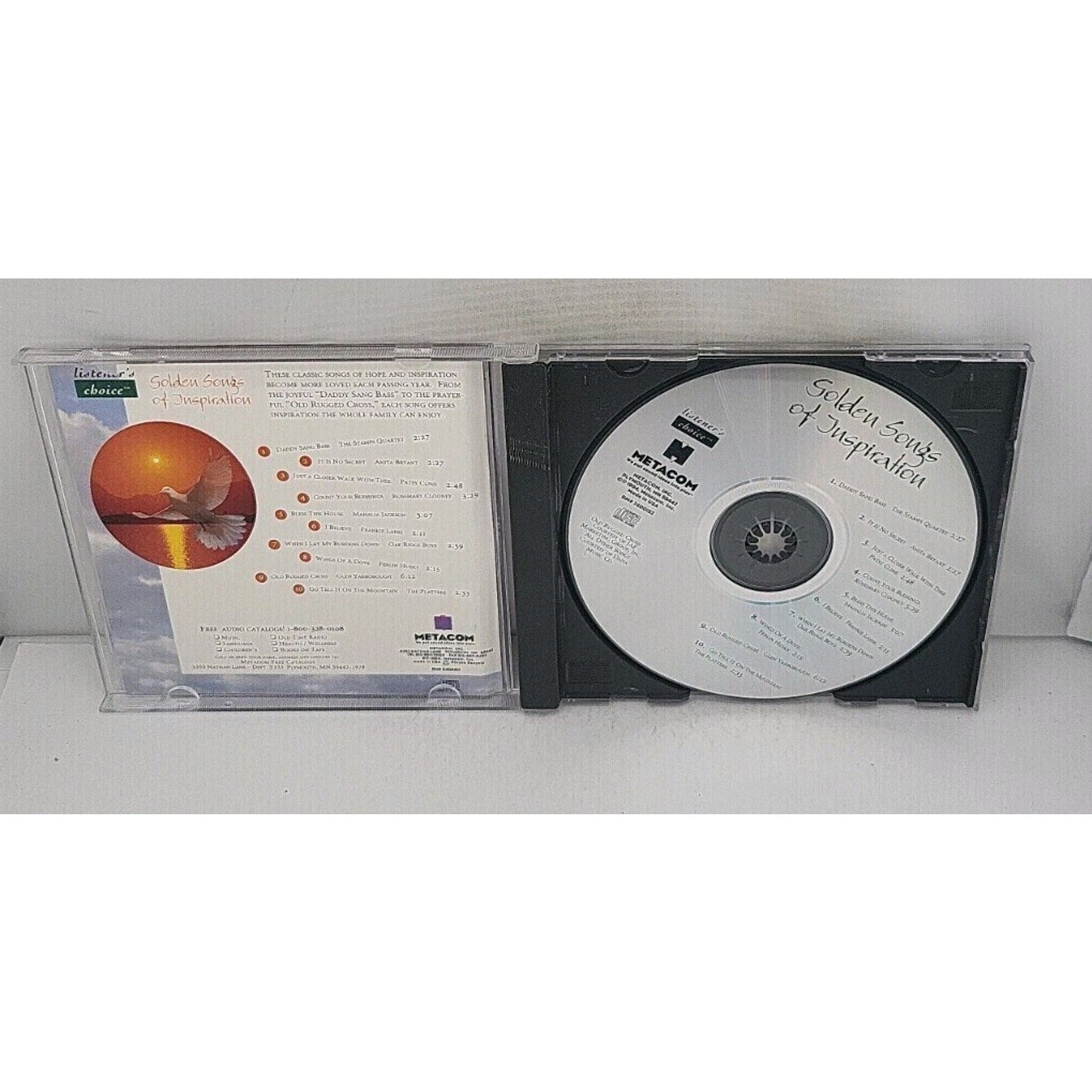 Golden Songs Of Inspiration CD Listener's Choice Metacom