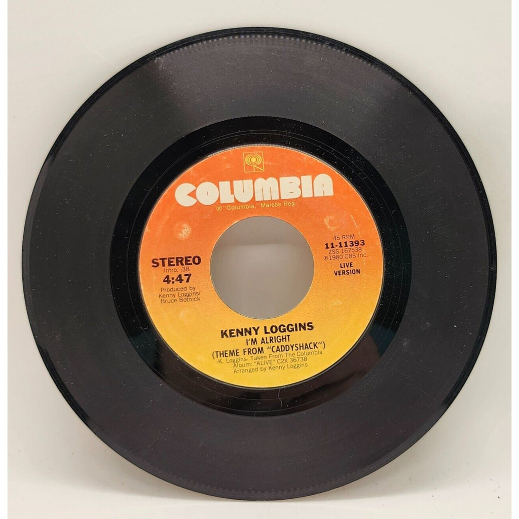 I'm Alright (theme from "Caddyshack") By Kenny Loggins (Record) - 11-11393