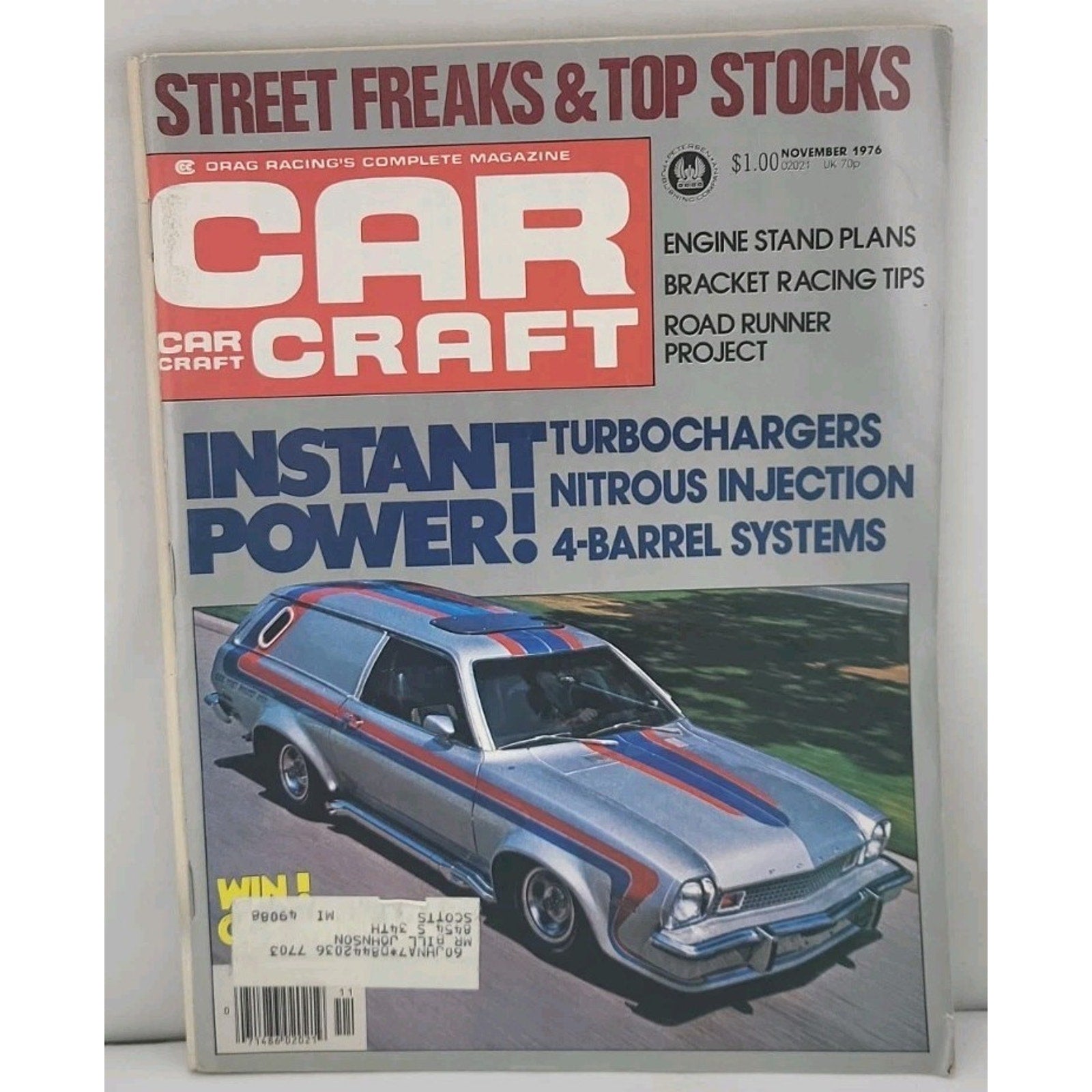 Car Craft Magazine - November 1976 - Volume W4 Number 11