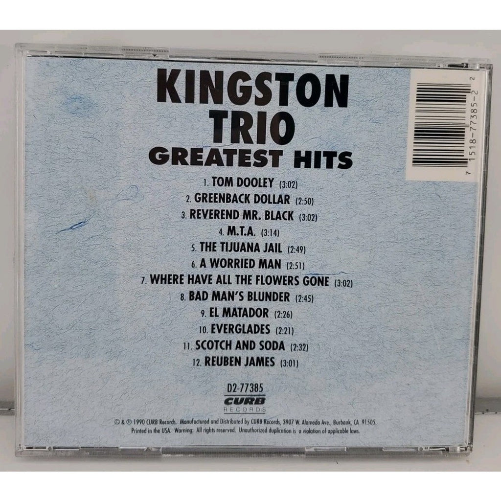 Greatest Hits by Kingston Trio (CD, 1991)