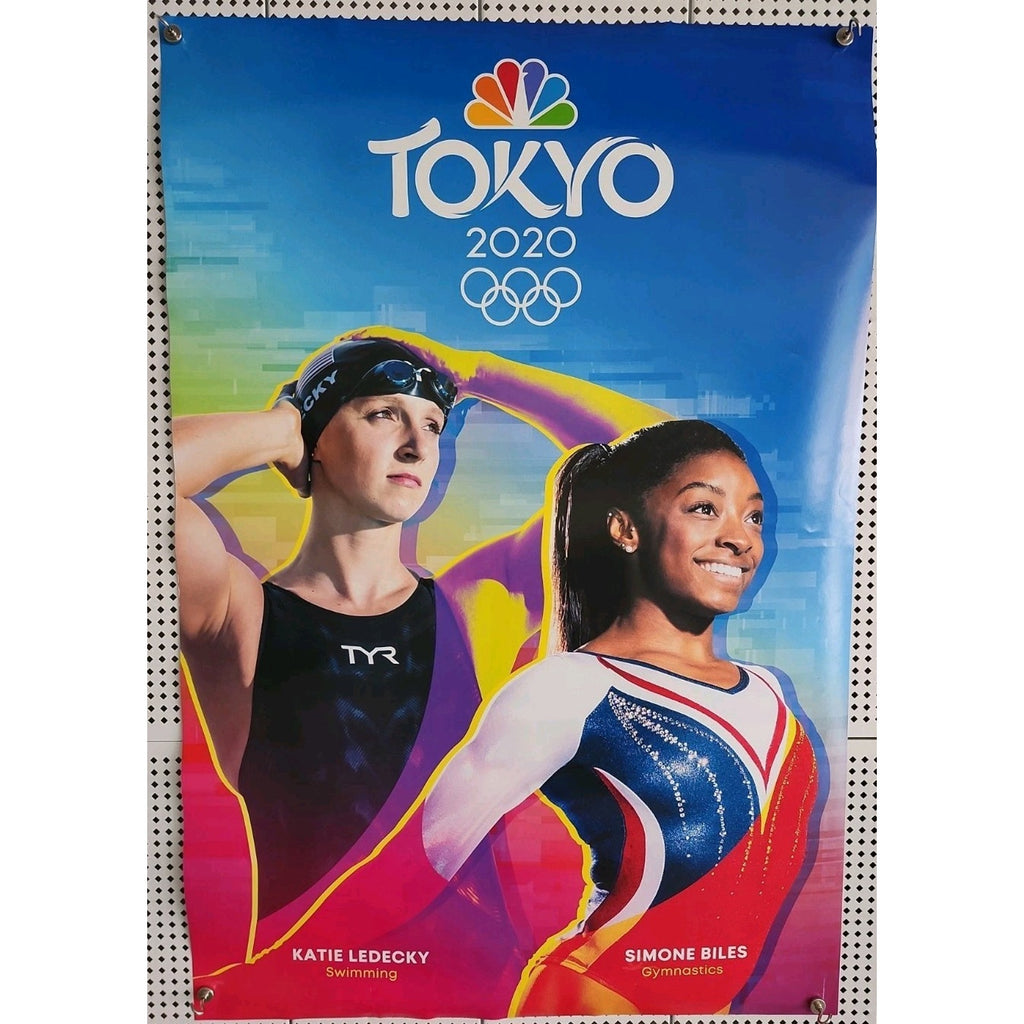 Tokyo 2020 Summer Olympics Poster Simone Biles 27x40 1 Sided