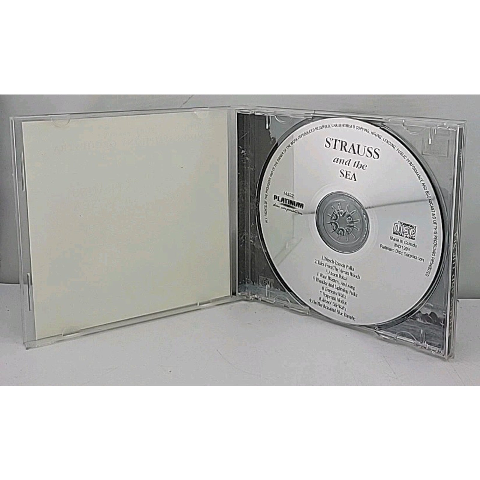 Strauss & the Sea by J. Strauss (CD, 1999)