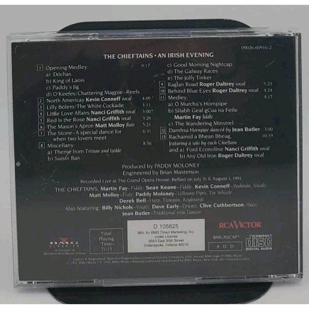 Irish Evening by The Chieftains (CD, Jan-1992, RCA Victor)