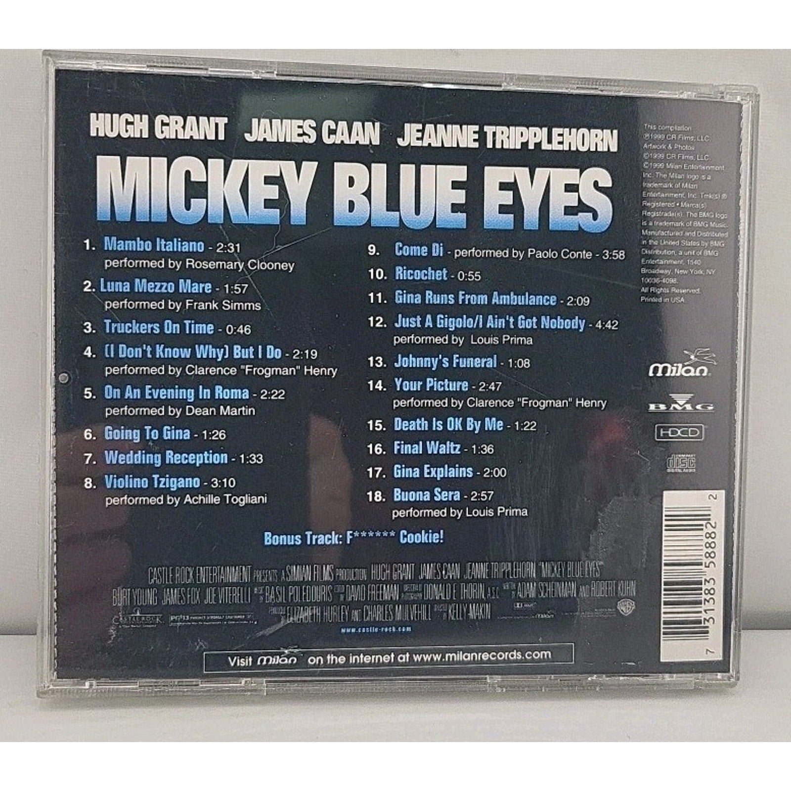 Mickey Blue Eyes (Original Soundtrack) by Various (CD, 1999)