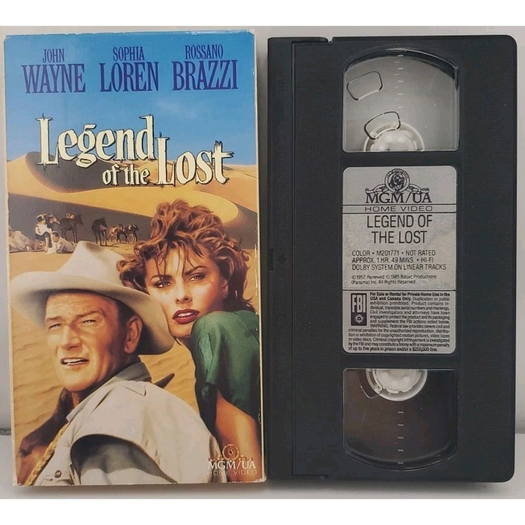 Legend of the Lost (VHS, 1990)