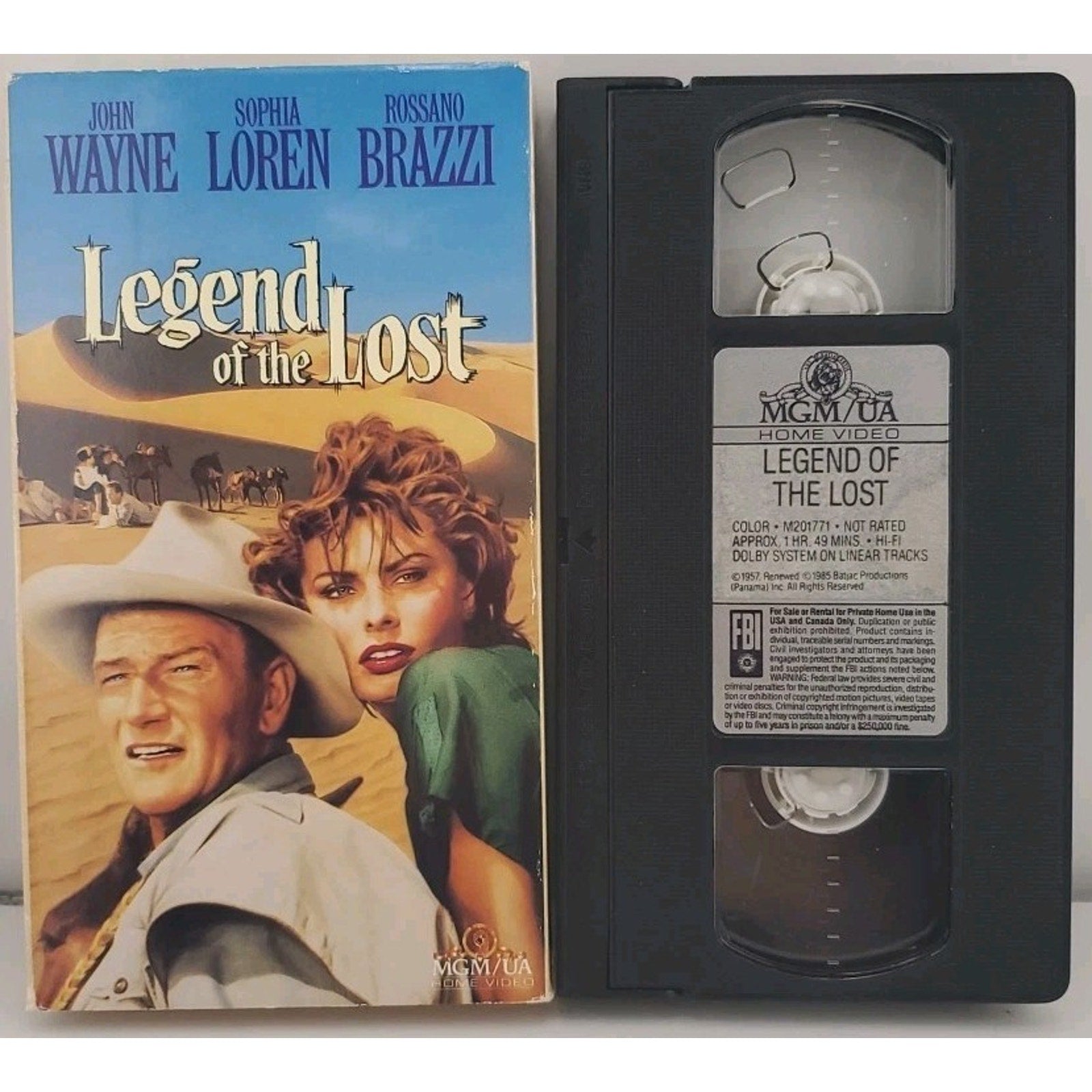 Legend of the Lost (VHS, 1990)
