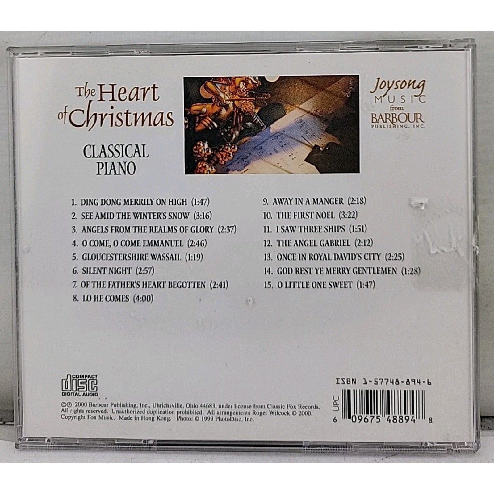 The Heart of Christmas - Classical Piano CD
