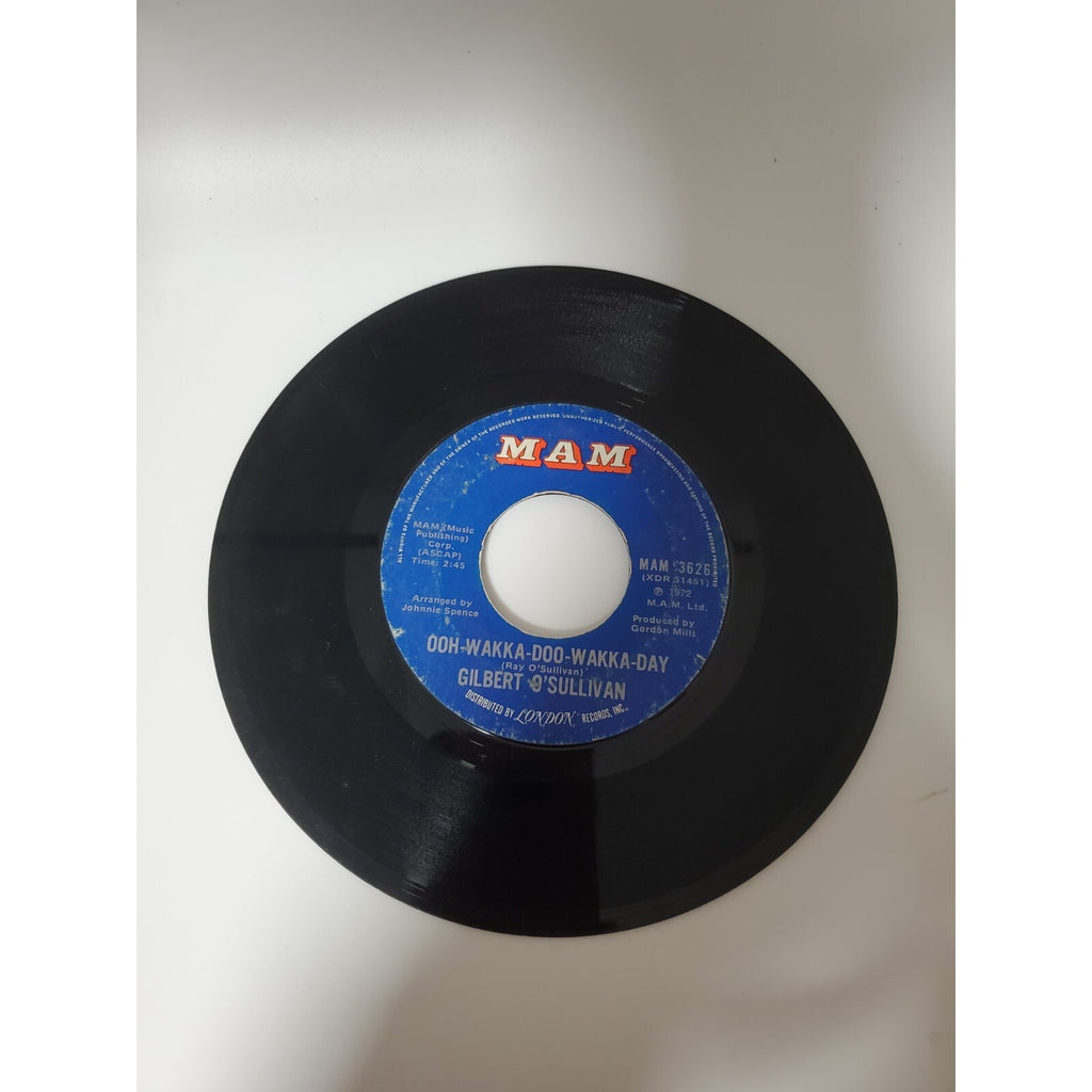 Gilbert O'Sullivan - Ooh- Wakka-Doo-Wakka-Day - 45RPM Record - Singles