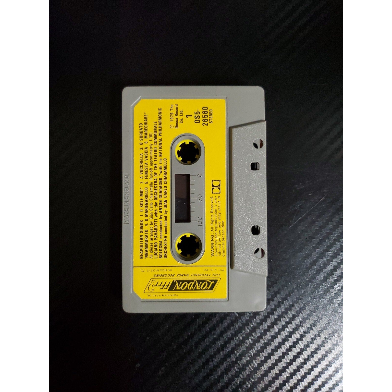 Neopolitan Songs By Gian Carlo Chiaramello (Cassette)