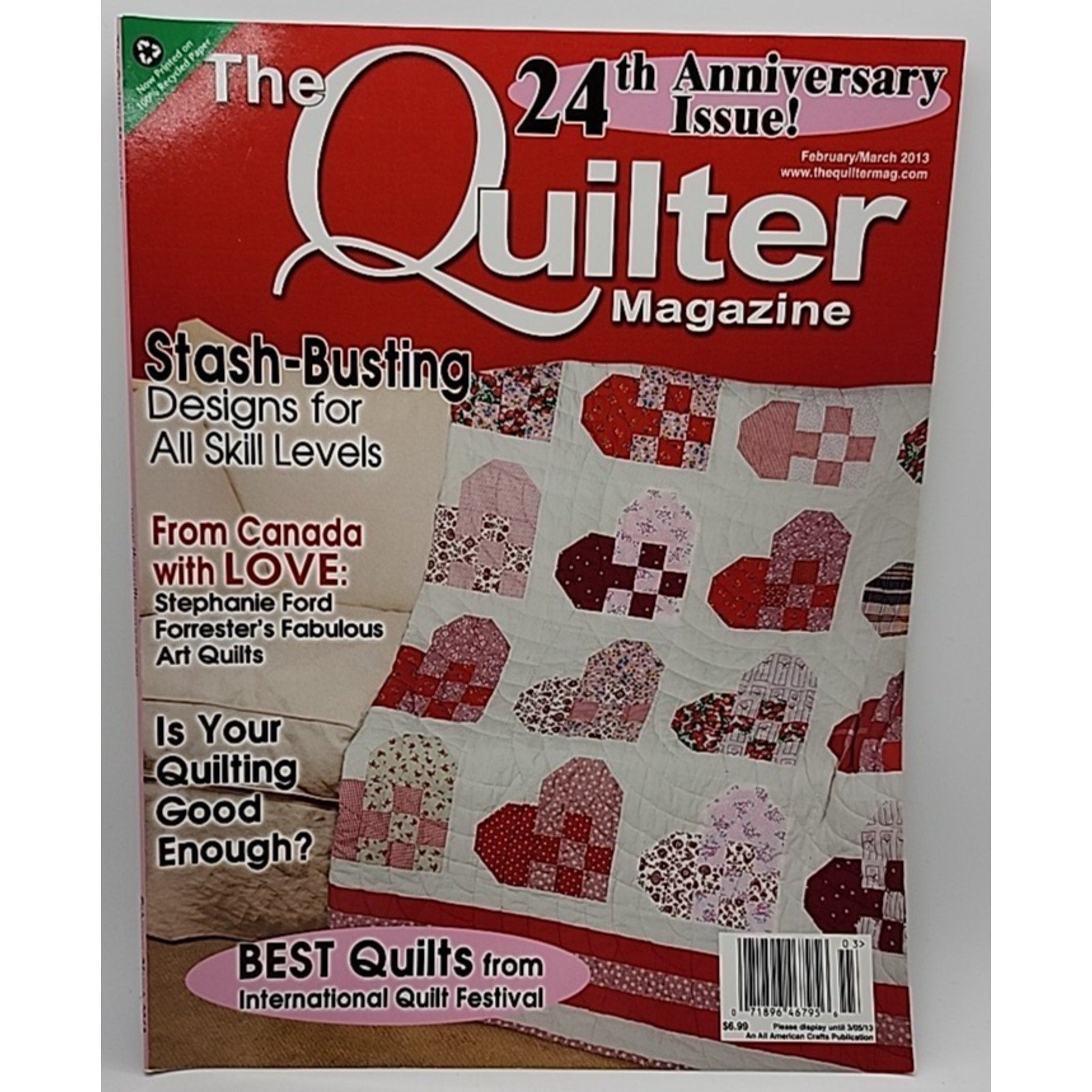24th Anniversary Issue The Quilter Magazine