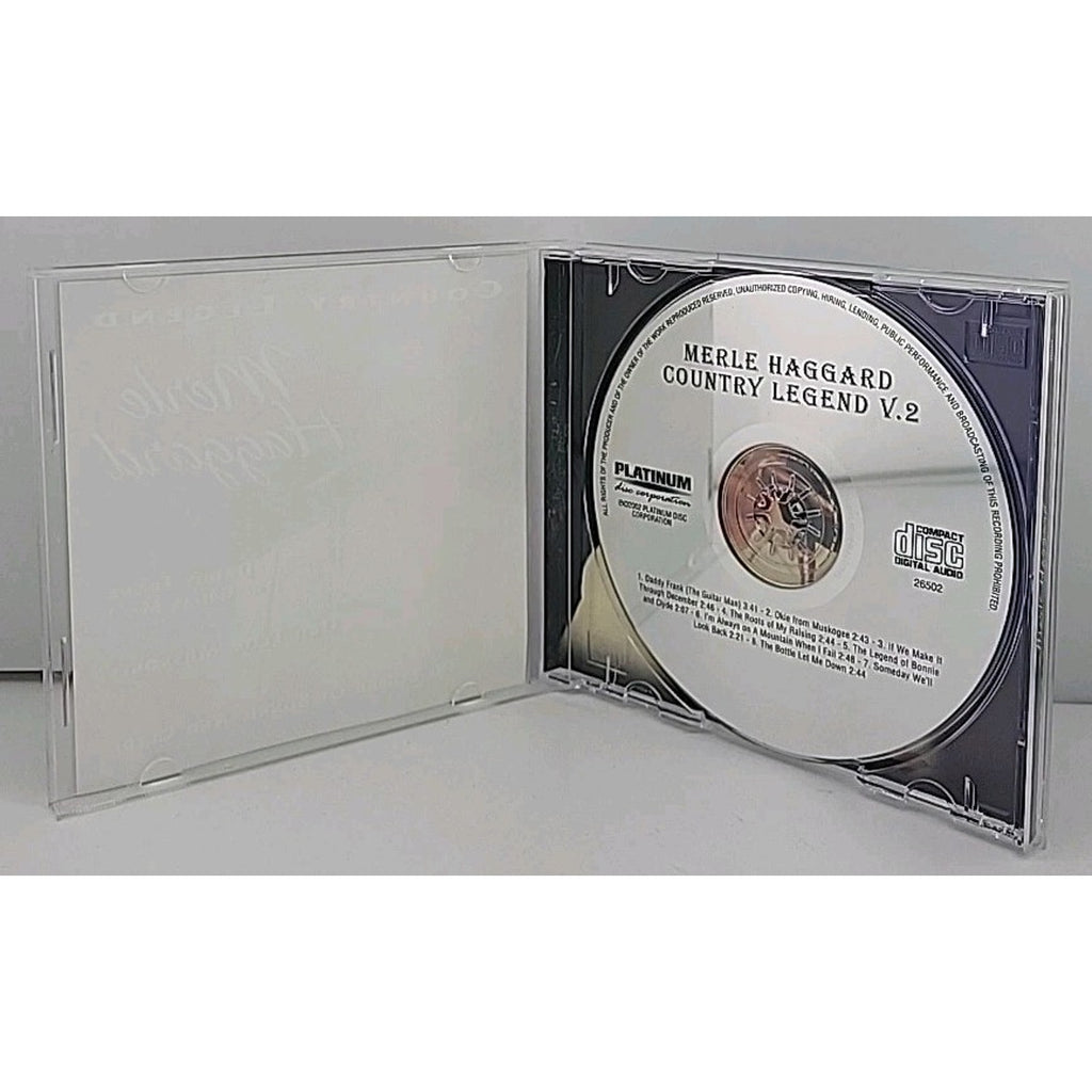 Vol. 2 Country Legend by Merle Haggard (CD, 2003)