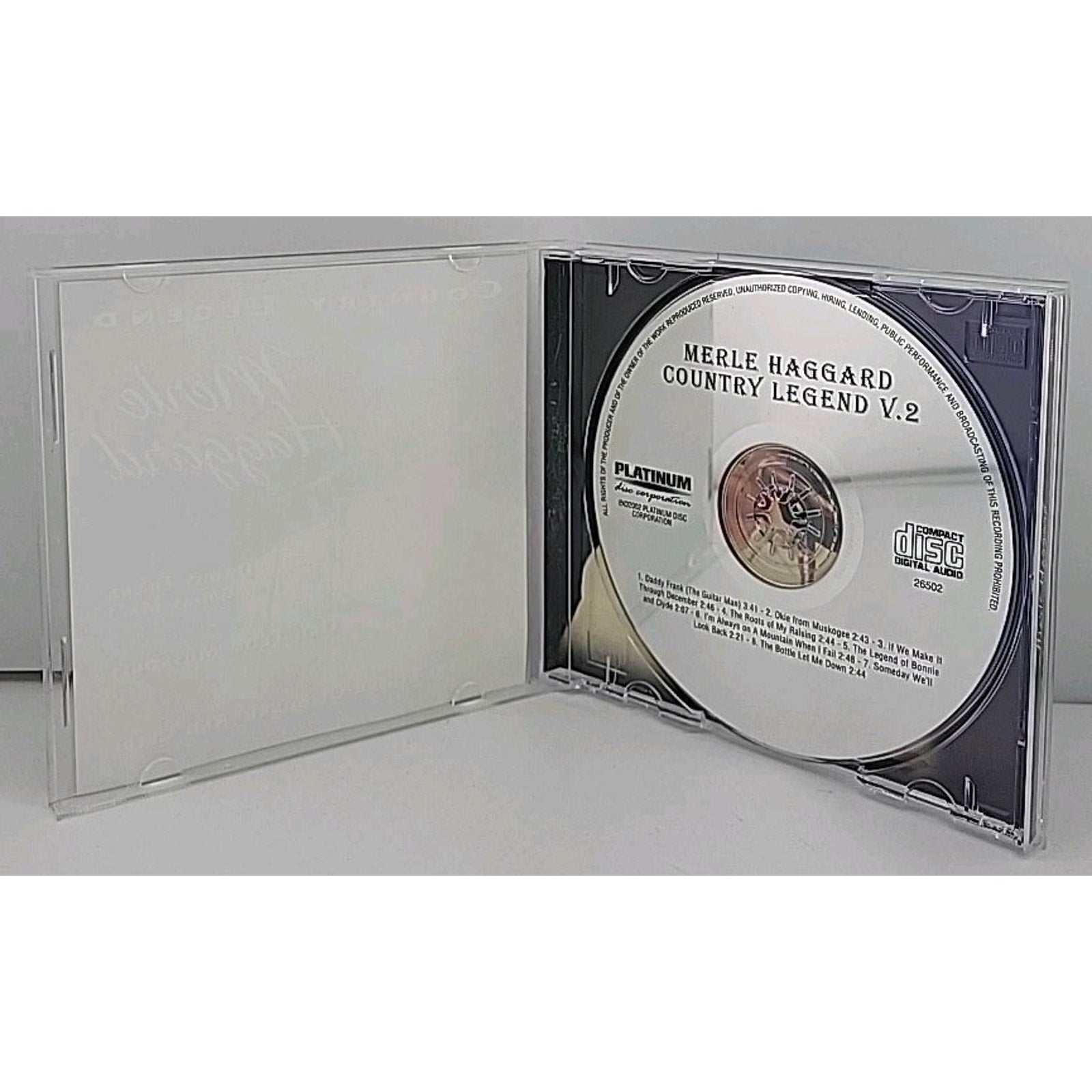 Vol. 2 Country Legend by Merle Haggard (CD, 2003)
