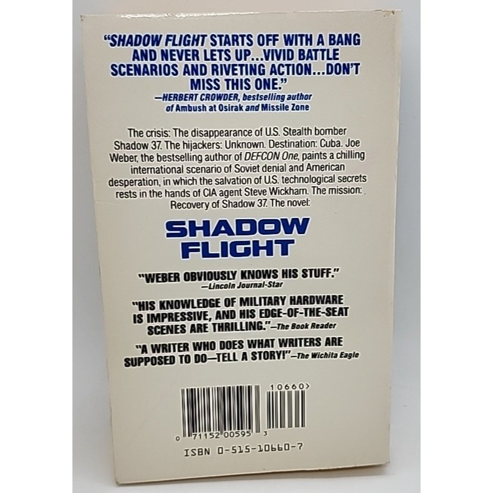 Shadow Flight by Joe Weber (1991, Mass Market)
