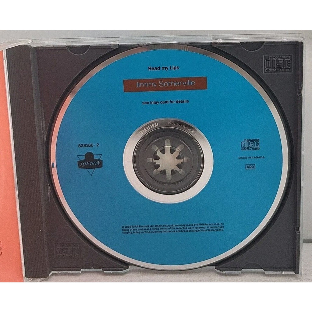 Read My Lips by Jimmy Somerville (CD, Apr-1990, London (USA))
