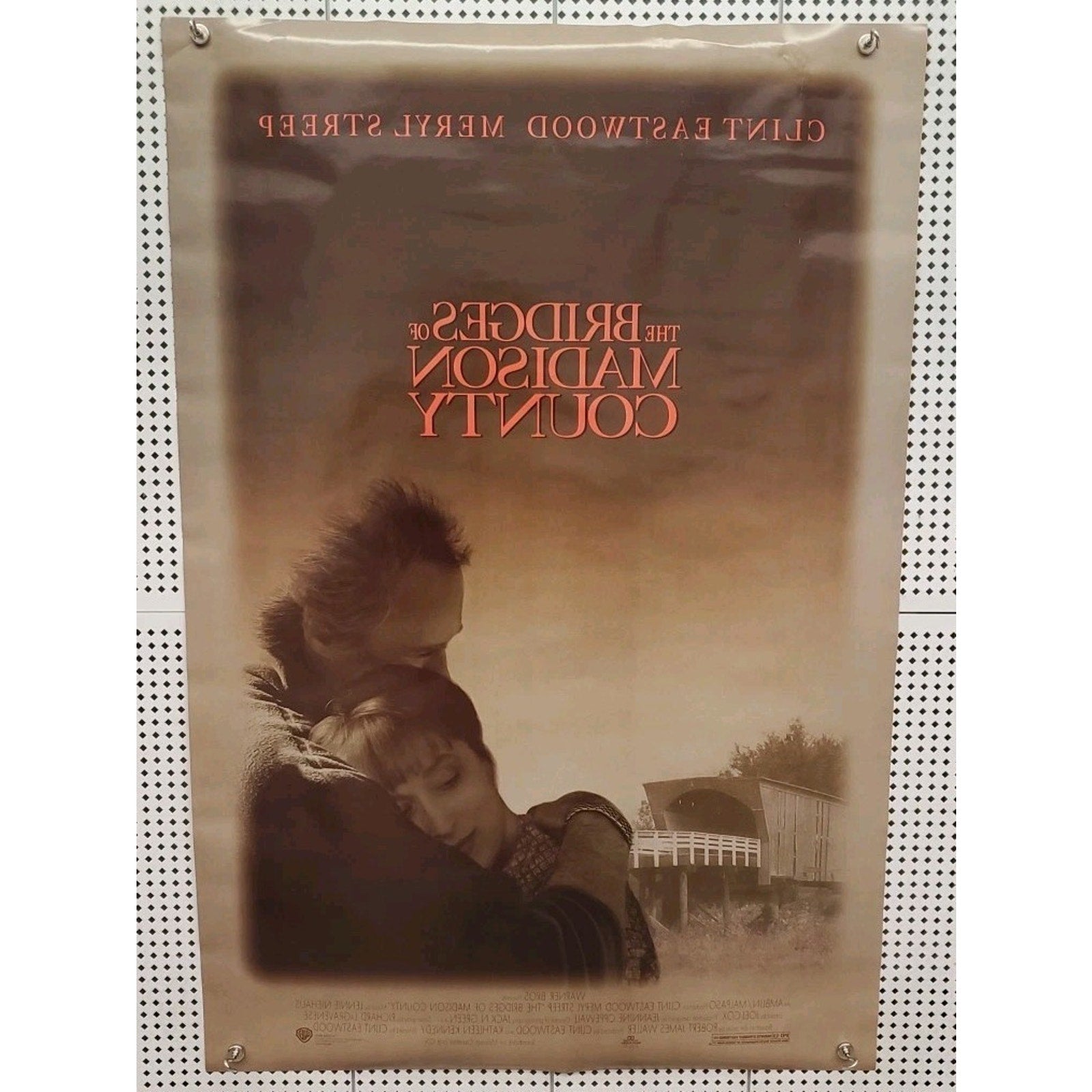 The Bridges of Madison County 1995 Double-Sided Movie Poster 27x40 Streep