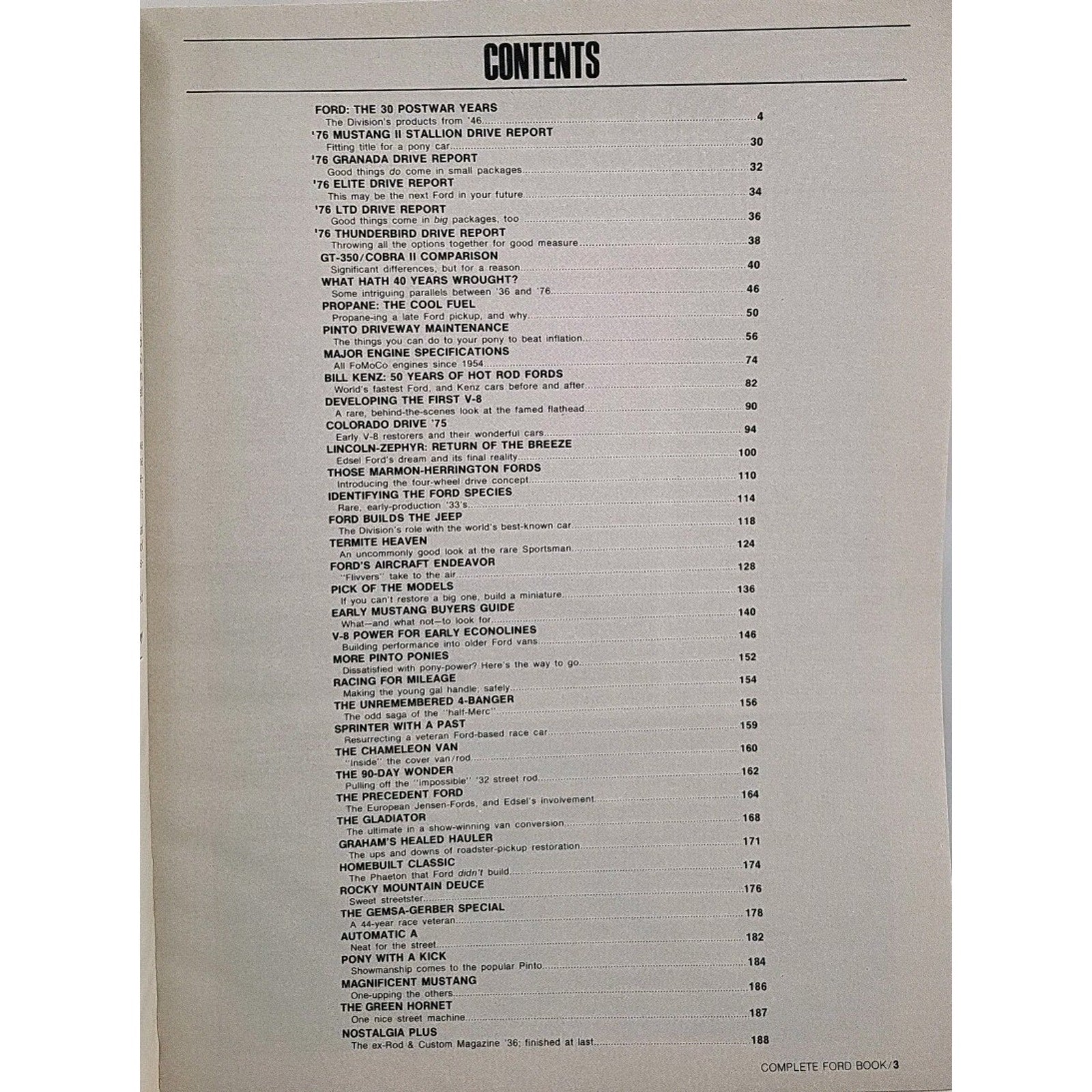 1976 Petersen's Complete Ford Book 4th Edition
