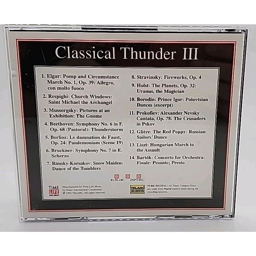 Classical Thunder III Time Life Library of Classical Favorites CD