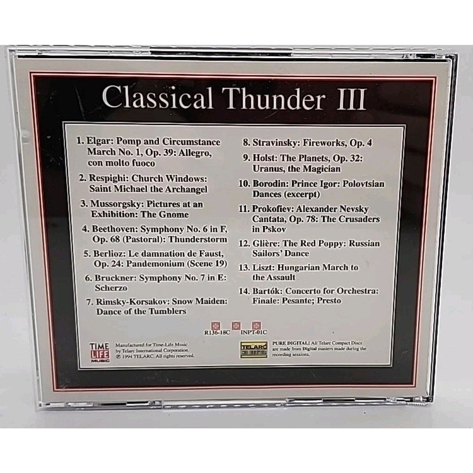 Classical Thunder III Time Life Library of Classical Favorites CD
