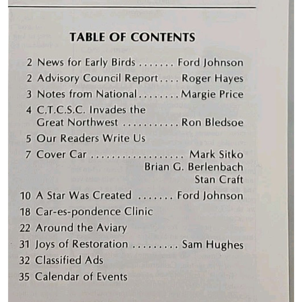 Early Bird Magazine July-August 1982