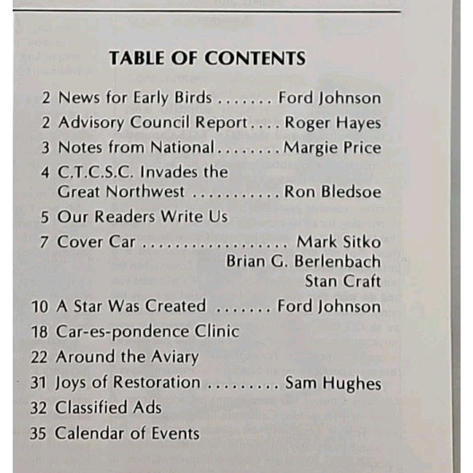 Early Bird Magazine July-August 1982