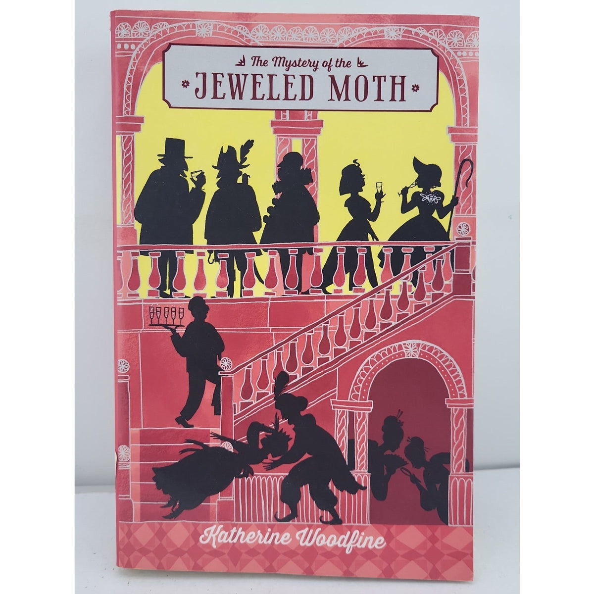 Mystery of the Jeweled Moth by Katherine Woodfine (2017, Trade Paperback)