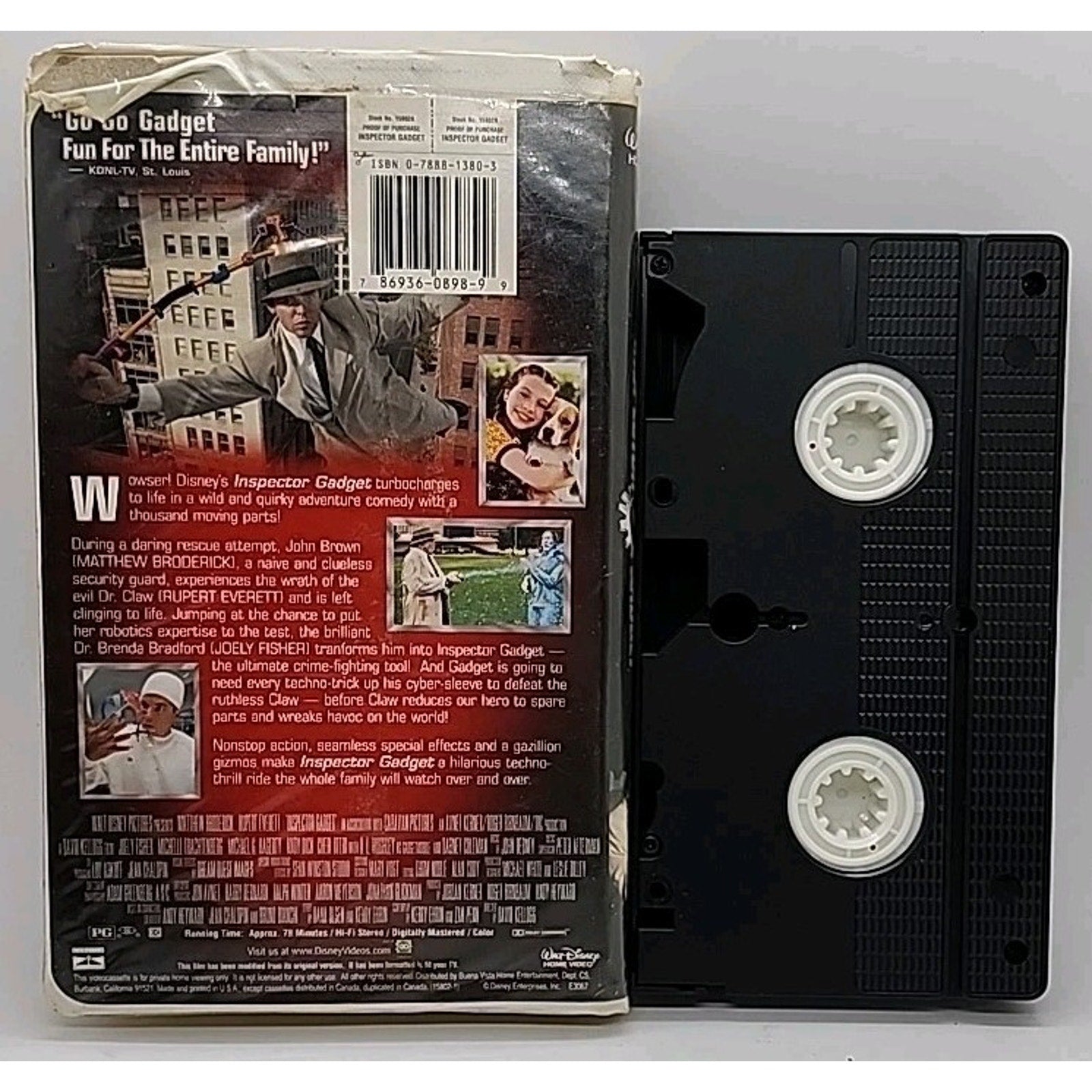 Inspector Gadget (VHS, 1999, Clam Shell Case)