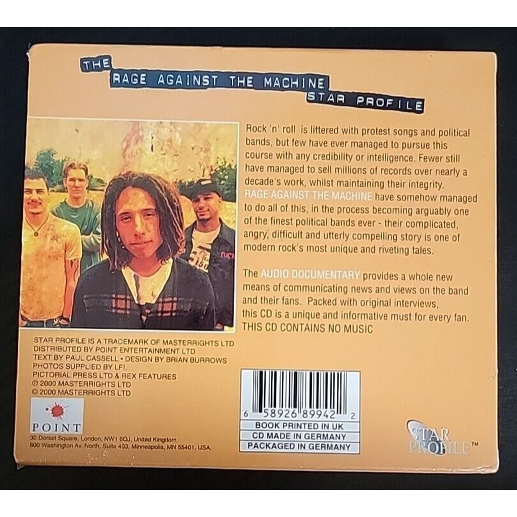 Star Profile by Rage Against the Machine (CD, Mar-2000, Master Tone Records)NEW