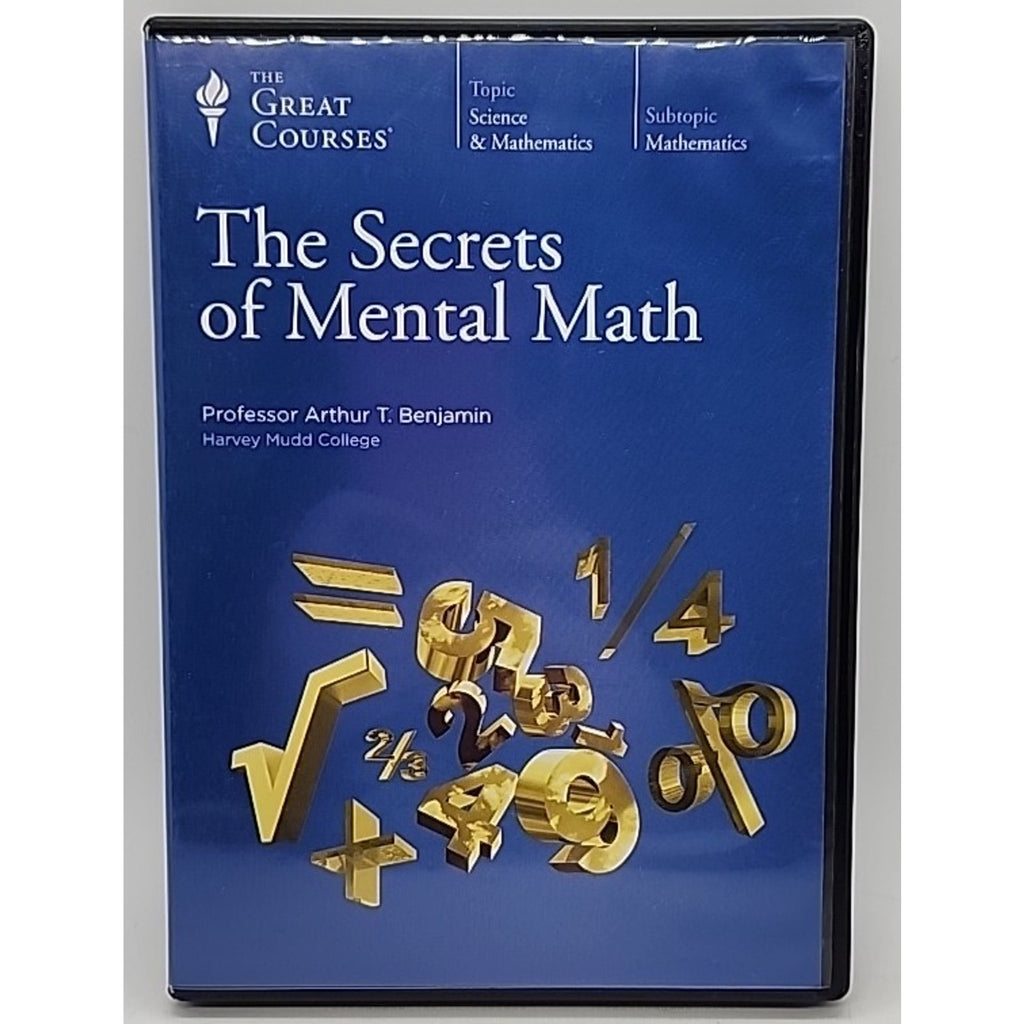 Secrets of Mental Math by Arthur T. Benjamin (DVD)