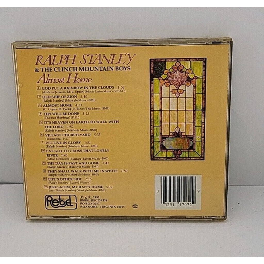 Almost Home by Ralph Stanley (CD, Mar-2000, Rebel)