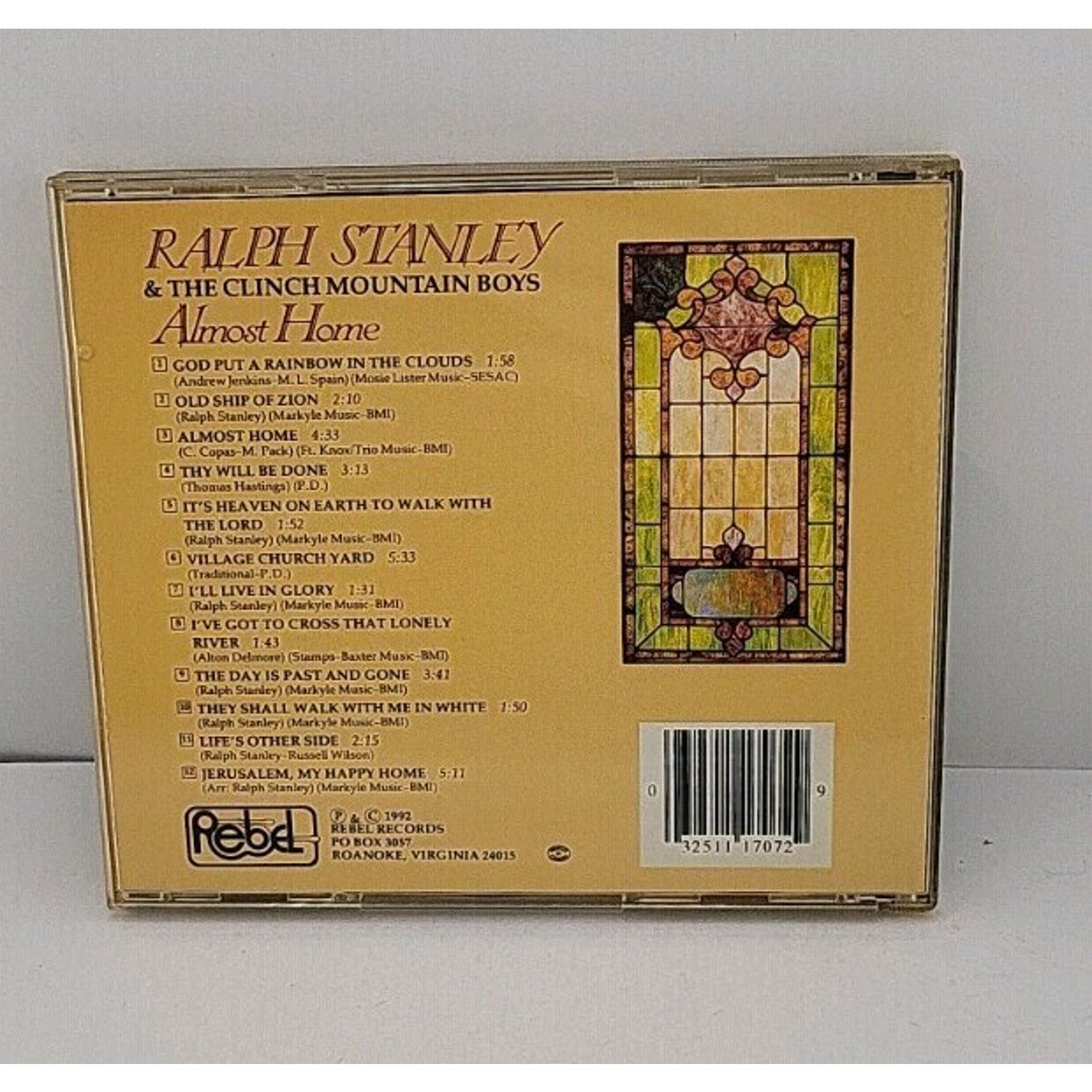 Almost Home by Ralph Stanley (CD, Mar-2000, Rebel)