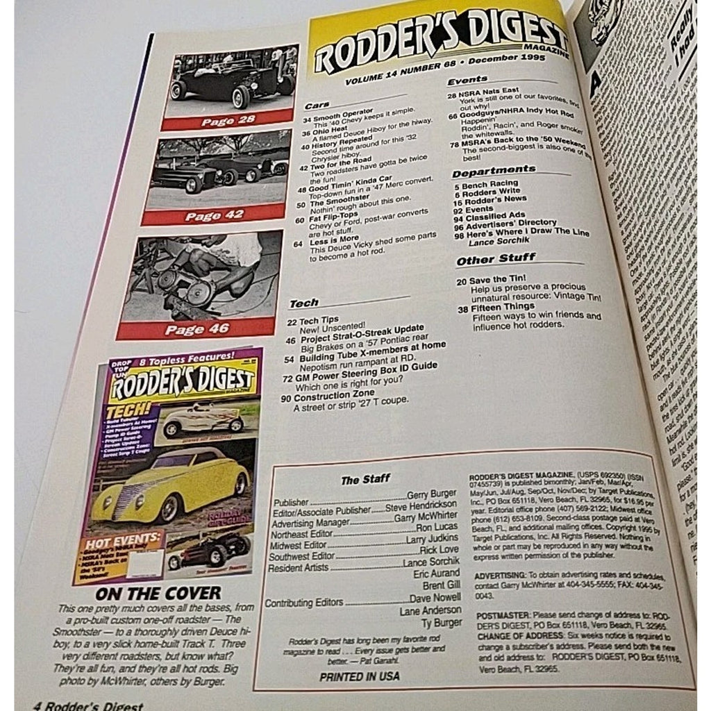 Rodder's Digest Magazine December 1995 Volume 14 Number 68