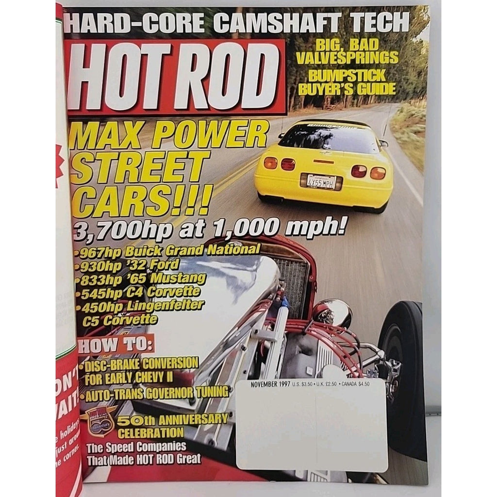 Hot Rod Magazine November 1997