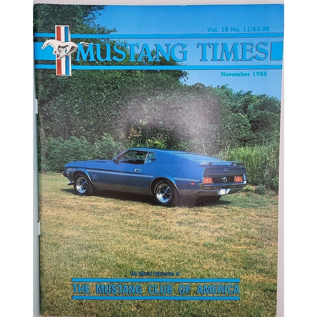 Mustang Times 1986 November Magazine