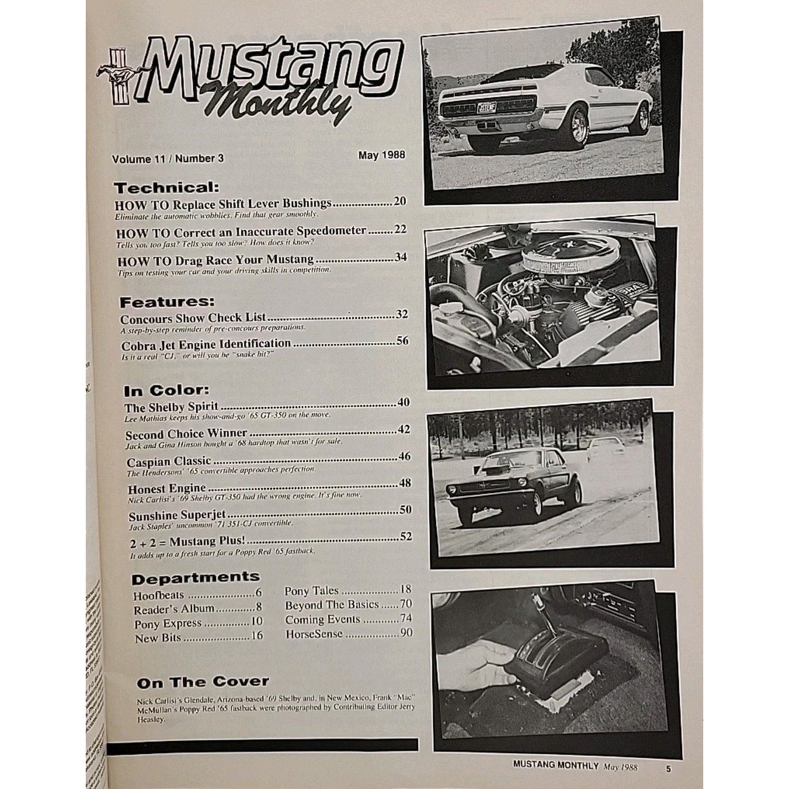 Mustang Monthly Magazine May 1988 Volume 11 Number 3