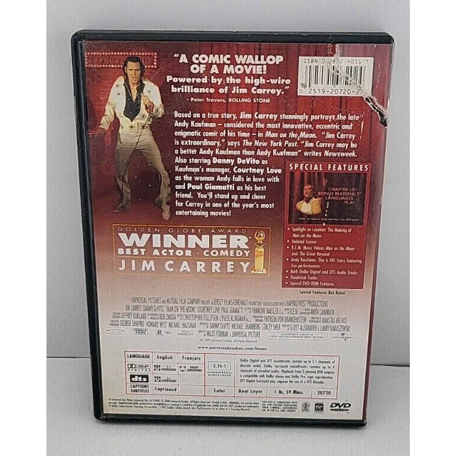 Man on the Moon (DVD, 1999)