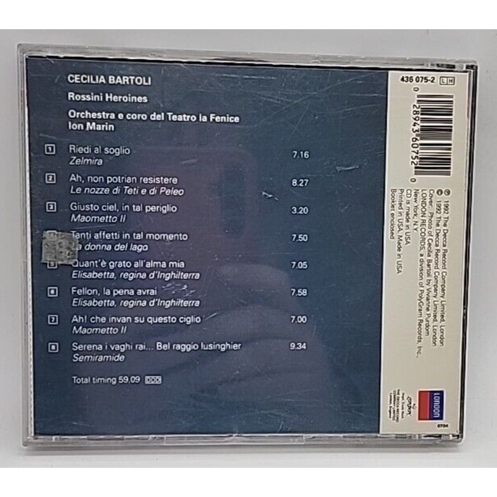 Rossini Heroines by Bartoli, Cecilia (CD, 1992)