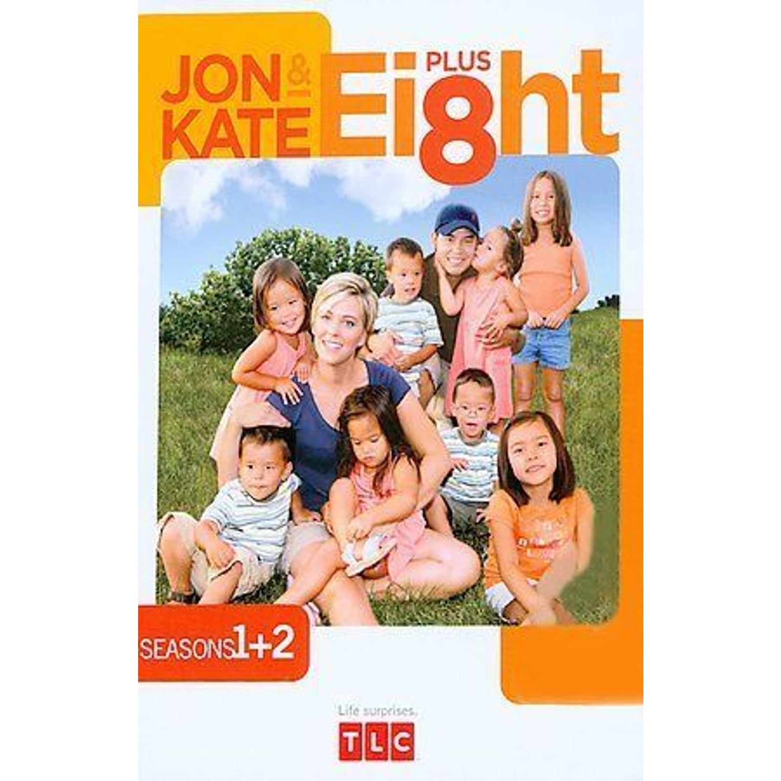 Jon Kate Plus Ei8ht - Seasons 1- 2 (DVD, 2008, 2-Disc Set) *Brand New*
