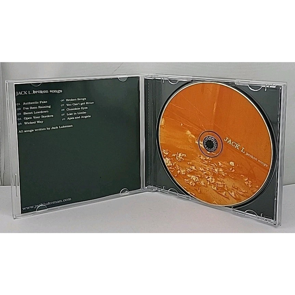Broken Songs By Jack L CD