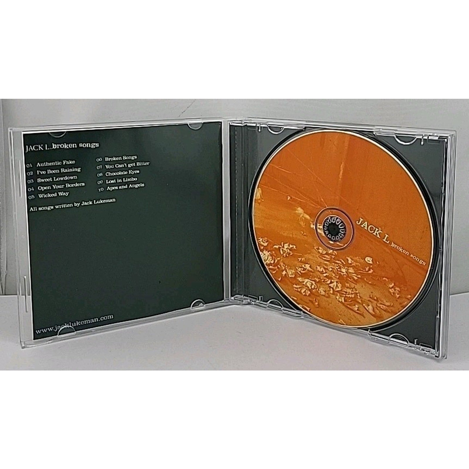 Broken Songs By Jack L CD