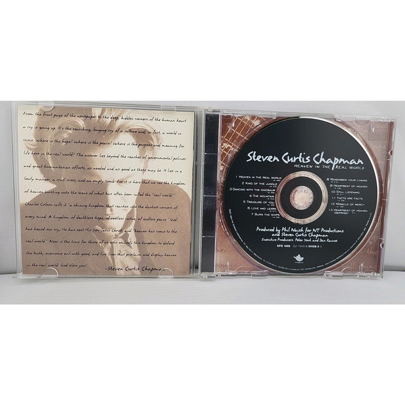 Heaven in the Real World by Steven Curtis Chapman (CD, 1994)