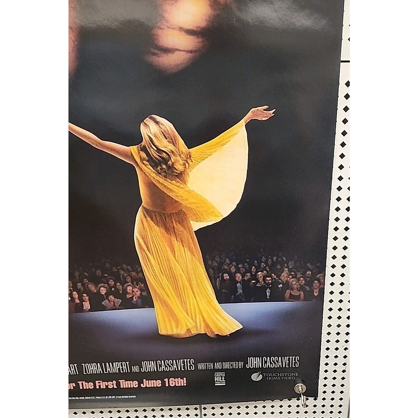 Opening Night Movie Theater Cinema Poster Lobby Card 1977 Gena Ben Gazzara 27x40
