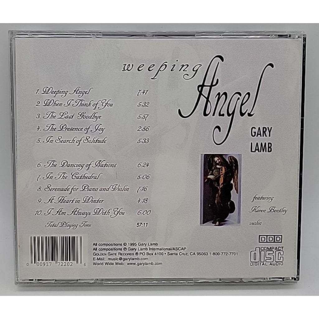 Weeping Angel by Gary Lamb (New Age) (CD, Jul-1995, Golden Gate)