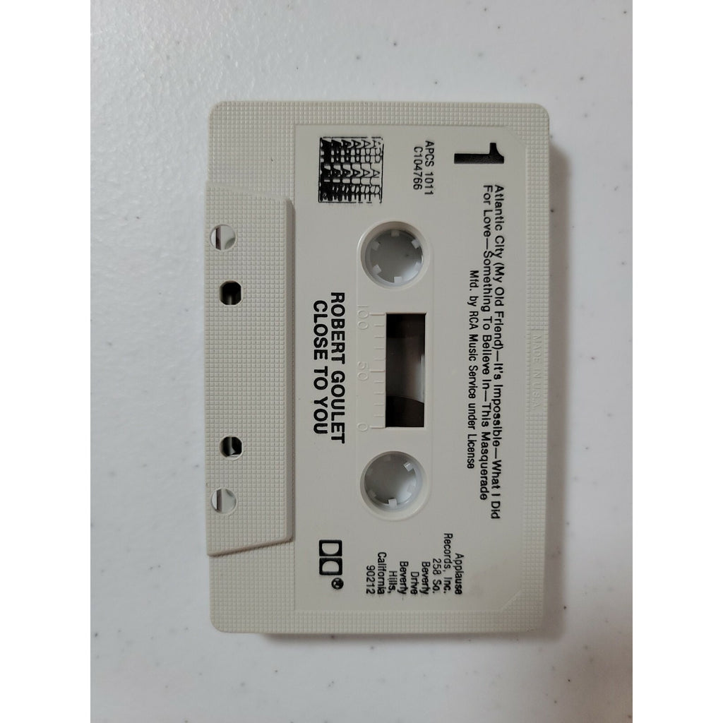 Robert Goulet Close To You Cassette