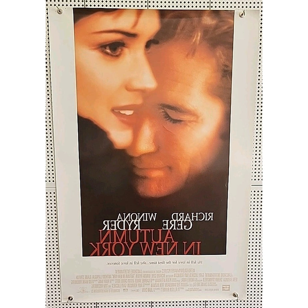 2000 Autumn In New York Original One Sheet Rolled Movie Poster 27X40